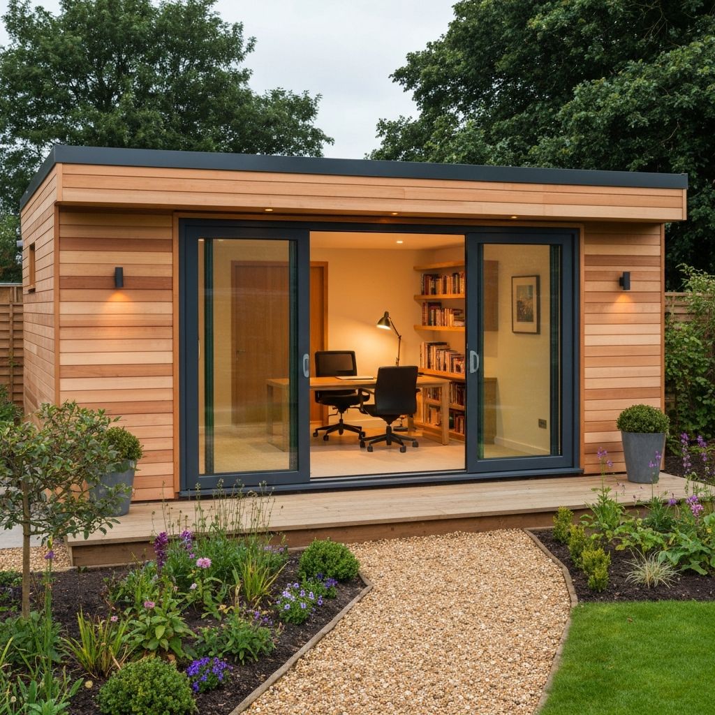 The Oak Studio - Garden Rooms project by De Builder & Landscape